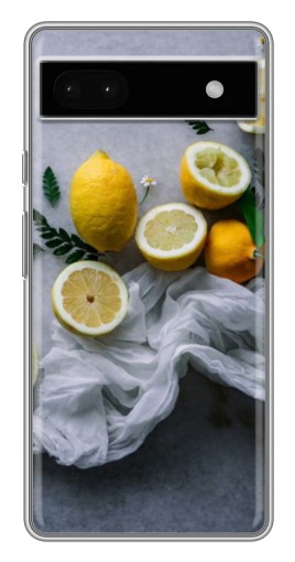 Чехол с картинкой "Лимонное настроение" для Google Pixel 6a