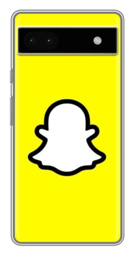 Чехол с принтом "Лого Snapchat" для Google Pixel 6a
