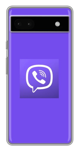 Чехол с печатью "Лого Viber" для Google Pixel 6a