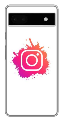 Чехол с печатью "Логотип Инсты" для Google Pixel 6a