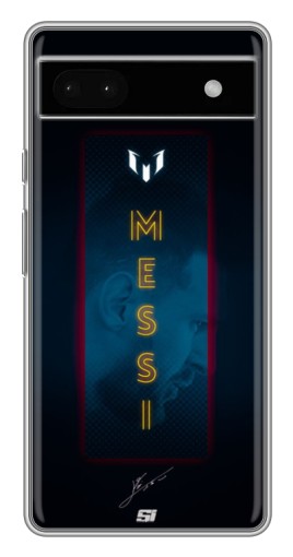 Чехол с принтом "Логотип Месси" для Google Pixel 6a