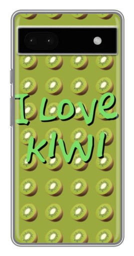 Чехол с принтом "Love Kiwi" для Google Pixel 6a