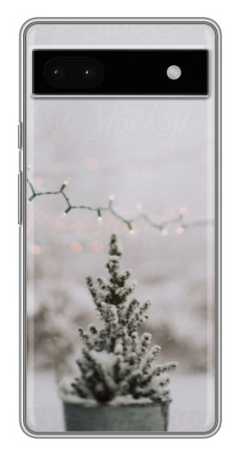 Силиконовый чехол с изображением "Маленькая елка" для Google Pixel 6a