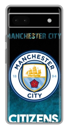 Силиконовый чехол с изображением "Man City Zens" для Google Pixel 6a
