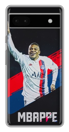 Чехол с картинкой "Mbappe в ПСЖ" для Google Pixel 6a