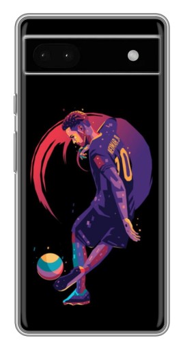Чехол с картинкой "Неймар Финты" для Google Pixel 6a