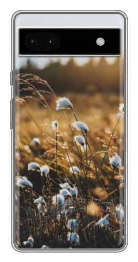 Силиконовый чехол с изображением "Нежные полевые цветы" для Google Pixel 6a