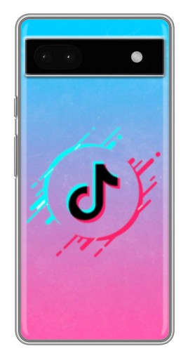 Силиконовый чехол с изображением "Нота ТикТок" для Google Pixel 6a