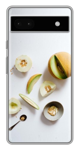 Чехол с картинкой "Обед из дынь" для Google Pixel 6a