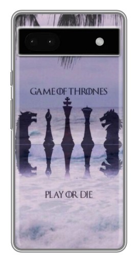 Чехол с печатью "Play or Die" для Google Pixel 6a