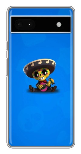Чехол с картинкой "Poco с гитарой" для Google Pixel 6a