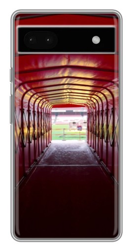Чехол с картинкой "Подтрибунная с Олд Трафорд" для Google Pixel 6a