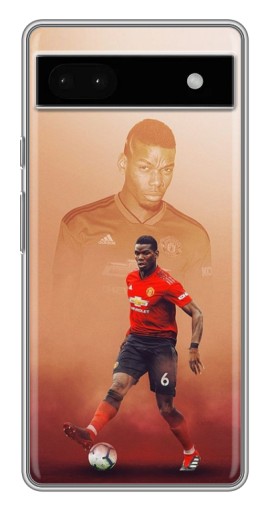 Силиконовый чехол с изображением "Pogba с Манчестера" для Google Pixel 6a