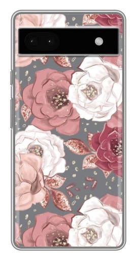 Чехол с печатью "Рисунок розы" для Google Pixel 6a