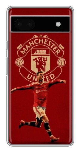 Чехол с печатью "Ronaldo в МЮ" для Google Pixel 6a