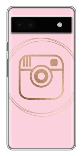 Чехол с принтом "розовый инстаграм" для Google Pixel 6a