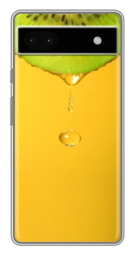 Силиконовый чехол с изображением "Сочный Kiwi" для Google Pixel 6a