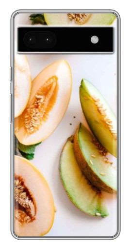 Силиконовый чехол с изображением "Свежие дыньки" для Google Pixel 6a