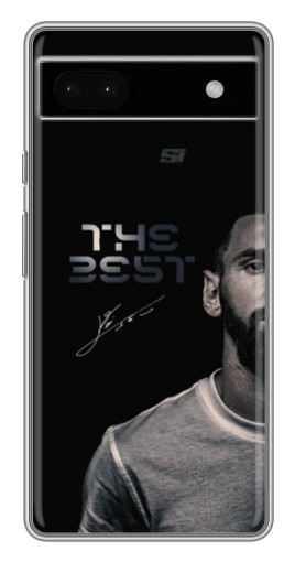 Чехол с принтом "The Best Messi" для Google Pixel 6a