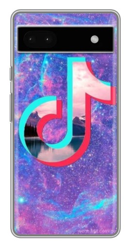 Чехол с картинкой "ТикТок мраморный" для Google Pixel 6a