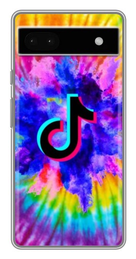 Чехол с принтом "TikTok в красках" для Google Pixel 6a