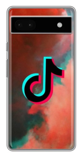 Чехол с печатью "ТикТок в тучах" для Google Pixel 6a