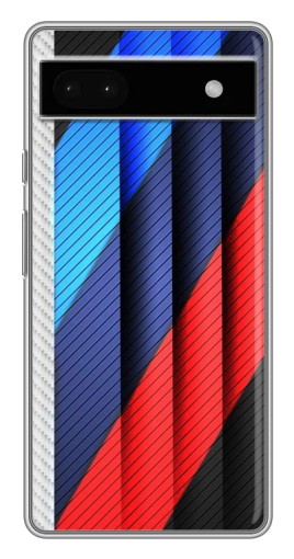 Чехол с печатью "Цвета лого БМВ" для Google Pixel 6a