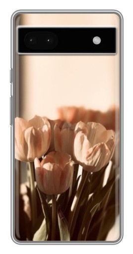 Чехол с картинкой "Тюльпаны на солнце" для Google Pixel 6a