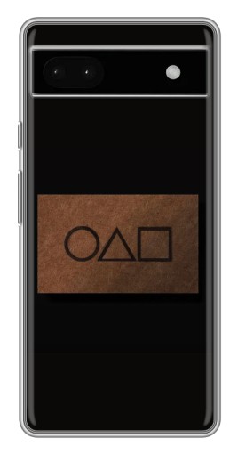 Силиконовый чехол с изображением "Визитка игра в кальмара" для Google Pixel 6a