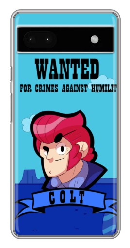 Силиконовый чехол с изображением "WANTED COLT" для Google Pixel 6a