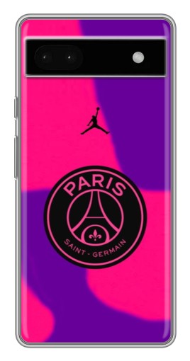 Чехол с картинкой "Яркий лого PSG" для Google Pixel 6a