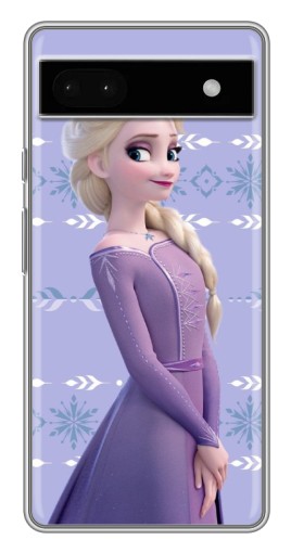 Чехол с печатью "Ельза" для Google Pixel 6a