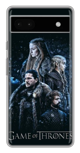 Чехол с печатью "Зима близко" для Google Pixel 6a
