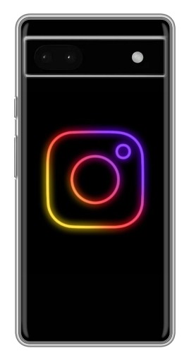 Чехол с печатью "Значок Инсты" для Google Pixel 6a