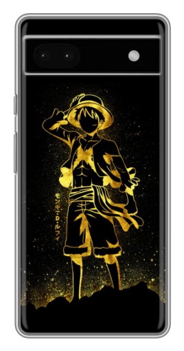 Силиконовый чехол с изображением "Золотой Де Луффи" для Google Pixel 6a
