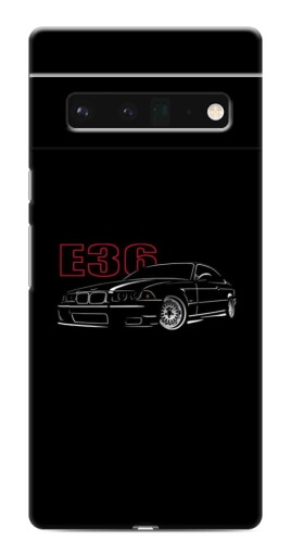 Силиконовый чехол с изображением "BMW E36" для Google Pixel 6 Pro