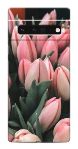 Чехол с принтом "Букет тюльпанов" для Google Pixel 6 Pro