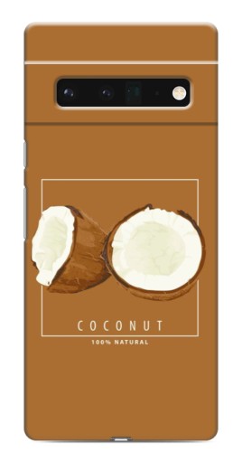 Силиконовый чехол с изображением "Coconut" для Google Pixel 6 Pro