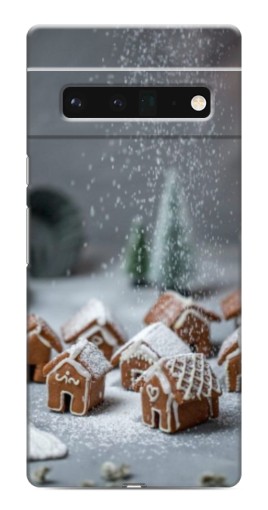 Чехол с картинкой "Домики из пряников" для Google Pixel 6 Pro