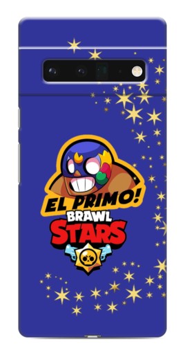 Силиконовый чехол с изображением "El Primo в маске" для Google Pixel 6 Pro