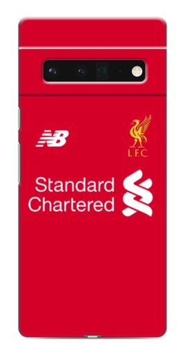 Чехол с картинкой "Форма Liverpool" для Google Pixel 6 Pro