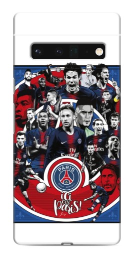 Чехол с принтом "Команда PSG" для Google Pixel 6 Pro