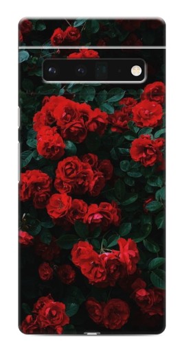 Чехол с принтом "Красные розы" для Google Pixel 6 Pro