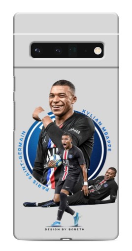 Чехол с картинкой "Kylian Mbappe" для Google Pixel 6 Pro