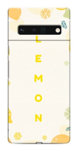 Силиконовый чехол с изображением "Lemon" для Google Pixel 6 Pro
