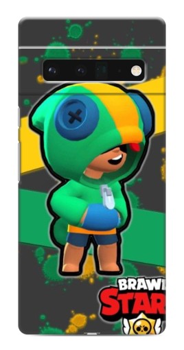 Чехол с принтом "Leon Brawl Stars" для Google Pixel 6 Pro