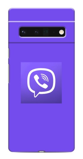 Чехол с картинкой "Лого Viber" для Google Pixel 6 Pro