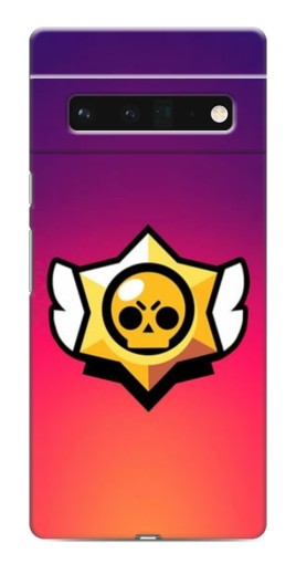 Силиконовый чехол с изображением "Логотип Brawl Stars" для Google Pixel 6 Pro