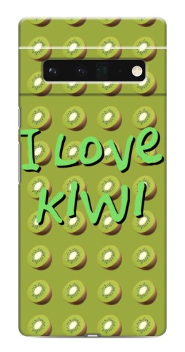 Чехол с картинкой "Love Kiwi" для Google Pixel 6 Pro