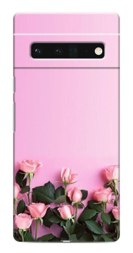 Чехол с картинкой "Нежные розы" для Google Pixel 6 Pro